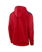 Nike Men's Red Philadelphia Phillies Authentic Collection Performance Pullover Hoodie