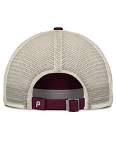 Nike Men's Burgundy/Natural Philadelphia Phillies Cooperstown Collection Club Trucker Adjustable Hat