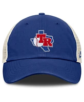 Nike Men's Royal/Natural Texas Rangers Cooperstown Collection Club Trucker Adjustable Hat