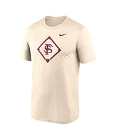 Nike Men's Cream Florida State Seminoles Legend Baseball Icon Performance T-Shirt