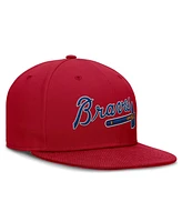 Nike Men's Red Atlanta Braves True Performance Fitted Hat