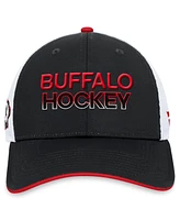 Fanatics Men's Black Buffalo Sabres Adjustable Meshback Hat