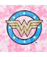 Justice League Girls Dc Comics Wonder Woman Pajama Shirt and Pants Sleep Set