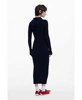 Desigual Women's Fitted dress with hood