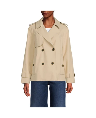 Lands' End Women's Trench Rain Jacket