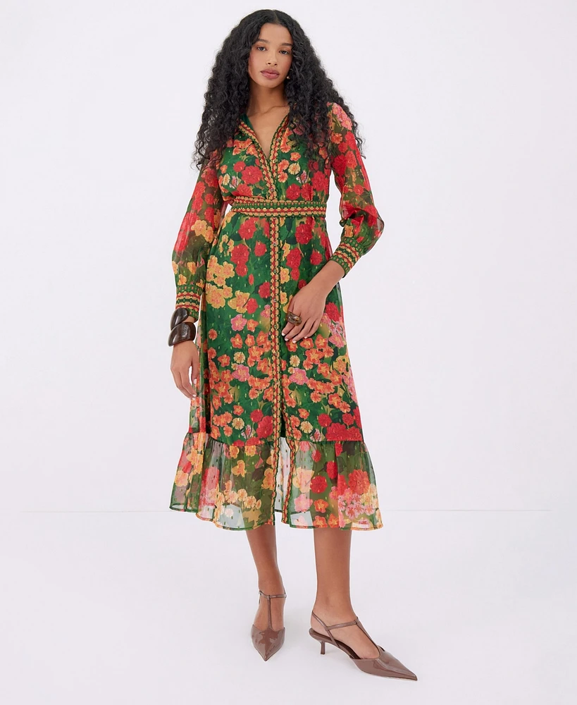 Raishma Studio Women's Olive Dress