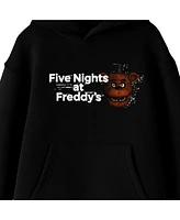 Five Nights at Freddy's Boys Youth Black Graphic Hoodie-xs