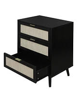 Mondawe 3 Drawer Cabinet, Suitable for bedroom, living room, study