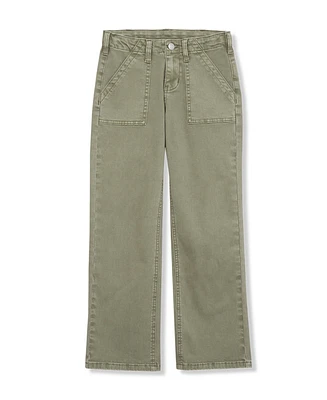 Lands' End Big Girls Woven Pull On Utility Pants