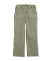 Lands' End Girls Woven Utility Pants