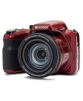 Kodak Pixpro AZ425 Astro Zoom 20MP Full Hd Digital Camera, Red, Bundle with 32GB Memory Card and Camera Bag