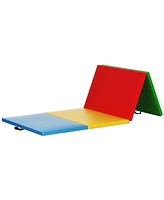 BalanceFrom Fitness All Purpose Mat with 8 Ft Balance Beam Gymnastic Set, Multi