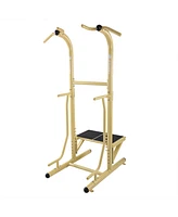 Stamina 65-1485 Weatherproof Steel Outdoor Fitness Power Tower Pro Station, Gold