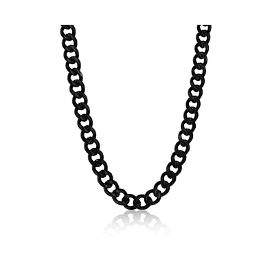 Stainless Steel 7mm Cuban Chain Necklace