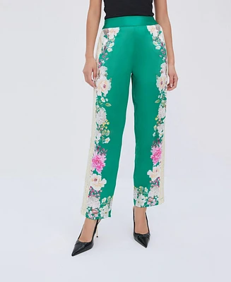 Raishma Studio Women's Amora Green Trousers