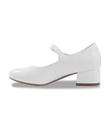 Kenneth Cole Reaction Little and Big Girls Cultivated Pearl Corlis Heel Shoe