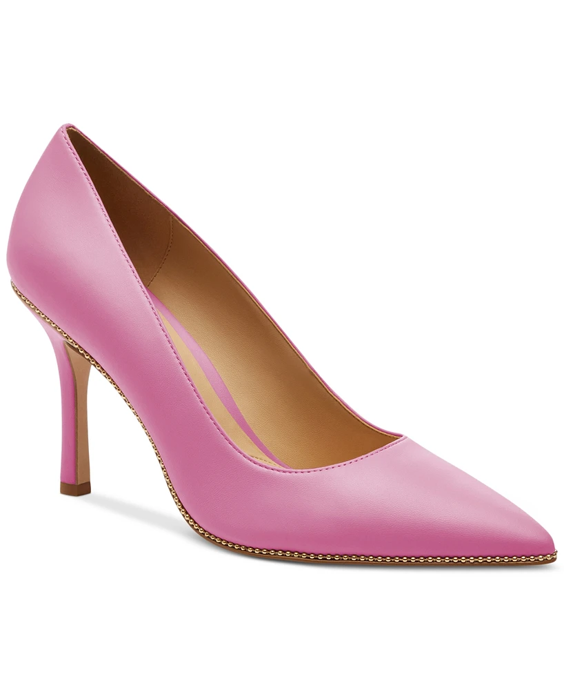 Coach Women's Samantha Signature Pointed-Toe Pumps