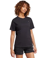 adidas Women's Cotton Logo Slide Crewneck T-Shirt