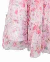 Rare Editions Big Girls Floral Mesh Social Dress