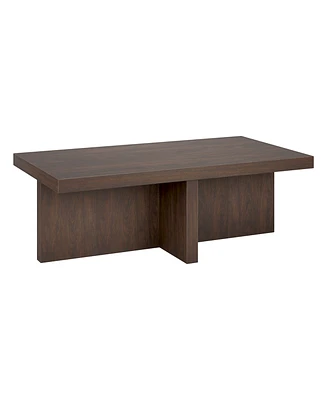 Hudson & Canal 44" Elna Wide Rectangular Coffee Table