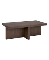 Hudson & Canal 44" Elna Wide Rectangular Coffee Table