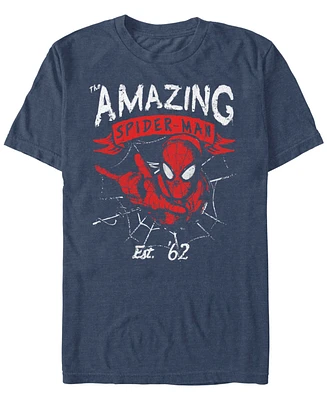 Marvel Men's Grunge Fwip Short Sleeve T-Shirt