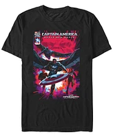 Marvel Men's Captain America New Team Short Sleeve T-Shirt