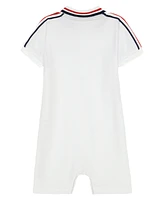Tommy Hilfiger Baby Boys Pique Short Sleeve Signature Polo Bodysuit