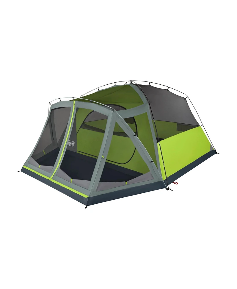 Coleman Rock Grey Skydome 6-Person Camping Tent With Screen Room