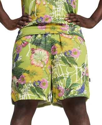 Puma Men's Dunked Florals Regular-Fit Reversible 8" Mesh Basketball Shorts