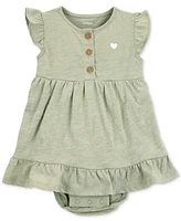 Carter's Baby Girls Cotton Heart Bodysuit Dress
