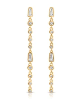 Ettika Crystal Linear Earrings