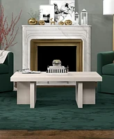 Hudson & Canal 44" Dimitra Wide Rectangular Coffee Table