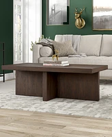 Hudson & Canal 44" Elna Wide Rectangular Coffee Table