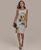 Donna Karan New York Women's Floral-Print Sheath Dress