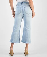 Liverpool Los Angeles Petite Hannah Mid-Ride Cropped Flare-Leg Jeans