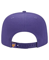 New Era Men's Purple Phoenix Suns Oversized Puff Print Logo Golfer Snapback Hat