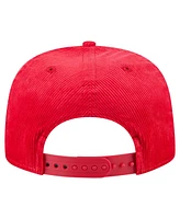 New Era Men's Red Cincinnati Reds Full Circle Corduroy Golfer Adjustable Hat