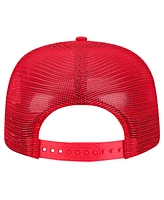 New Era Men's Red Philadelphia Phillies Tone Foam Meshback Golfer Snapback Hat
