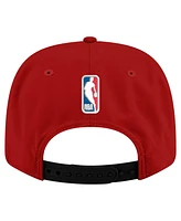 New Era Men's Red Miami Heat Statement Edition Jersey Hook 9SEVENTY Stretch-Snap Hat