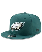 New Era Men's Midnight Green Philadelphia Eagles Super Bowl Lix Champions Side Patch 9FIFTY Snapback Hat