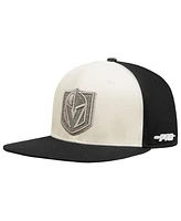 Pro Standard Men's  Cream Vegas Golden Knights French Terry Snapback Hat