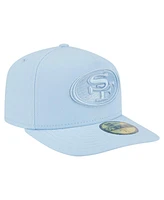 New Era Men's Light Blue San Francisco 49ers Color Pack 59FIFTY Fitted Hat