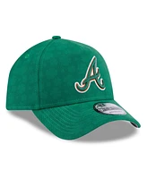 New Era Men's Kelly Green Atlanta Braves St. Patrick's Day A-Frame 9FORTY Adjustable Hat