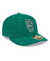 New Era Men's Kelly Green San Diego Padres St. Patrick's Day Low Profile 59FIFTY Fitted Hat