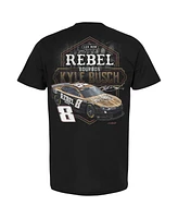 Checkered Flag Sports Men's Black Kyle Busch Rebel Bourbon Pit Stop T-Shirt