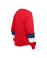 New Era Women's Red Philadelphia Phillies Gameday Crewneck Sweatshirt