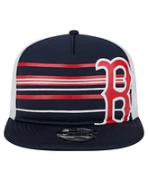 New Era Men's Navy Boston Red Sox 9FIFTY A-Frame Trucker Snapback Hat