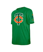 New Era Men's Kelly Green Minnesota Twins St. Patrick's Day Shamrock Fill T-Shirt