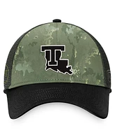 Top of the World Men's Hunter Green/Gray Louisiana Tech Bulldogs Oht Military Appreciation Unit Trucker Adjustable Hat